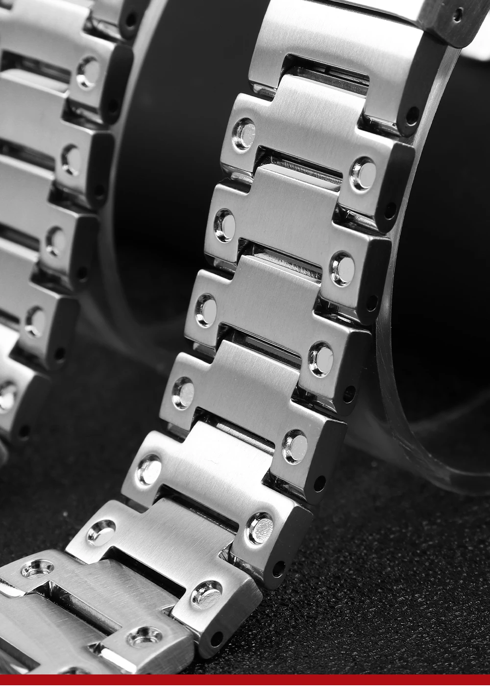 Stainless Steel Watchband for Casio G-Shock GW-M5610 DW5600 GW-5000 GBM-2100 GA2100 GM5600 GM2100 Watch Band Solid Steel Strap