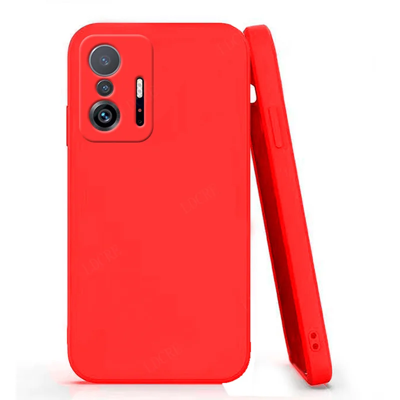 For Cover Xiaomi Mi 11T Case For Mi 11T Capas Silicone Phone Armor Bumper Back Shockproof Soft TPU Case For Mi 11T Pro Fundas
