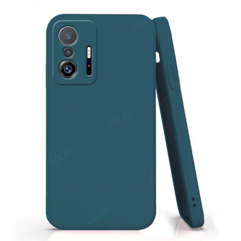 For Cover Xiaomi Mi 11T Case For Mi 11T Capas Silicone Phone Armor Bumper Back Shockproof Soft TPU Case For Mi 11T Pro Fundas