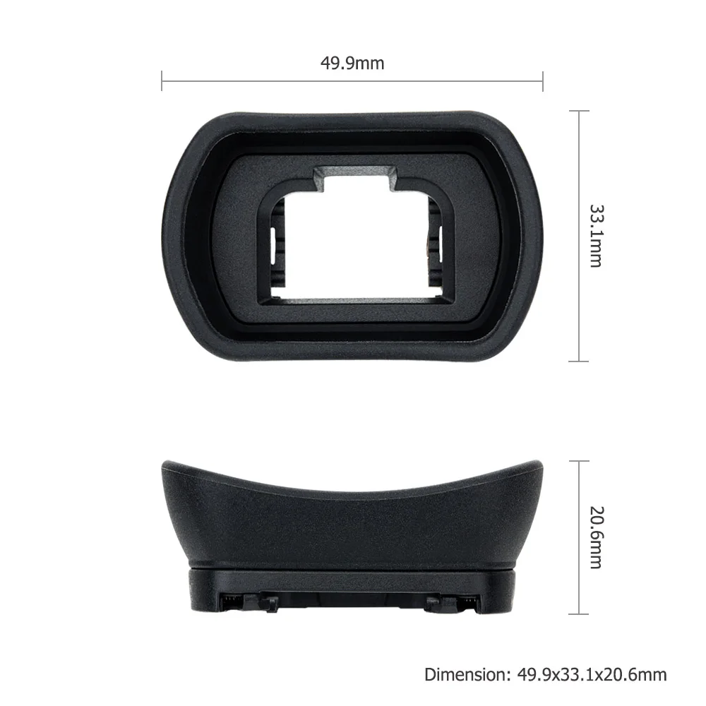 FDA-EP18 Soft Silicon Camera Viewfinder Eyecup for Sony A9 II, A7, A7 II, A7 III, A7R, A7R II, A7R III, A7R IV, A7S, A7S Eye Cup