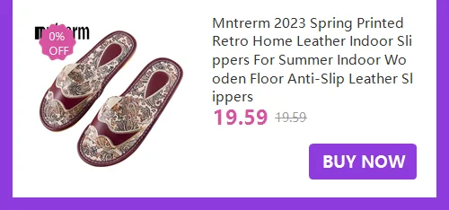 Mntrerm 2023 New Men's and Women's Slippers Baotou Embroidered Linen Slippers Four Seasons Breathable EVA Home Viscose Slippers