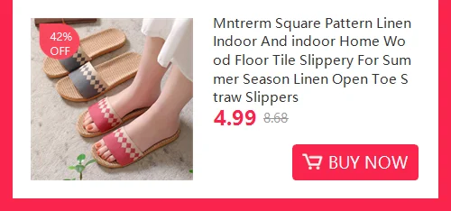 Mntrerm 2023 New Men's and Women's Slippers Baotou Embroidered Linen Slippers Four Seasons Breathable EVA Home Viscose Slippers