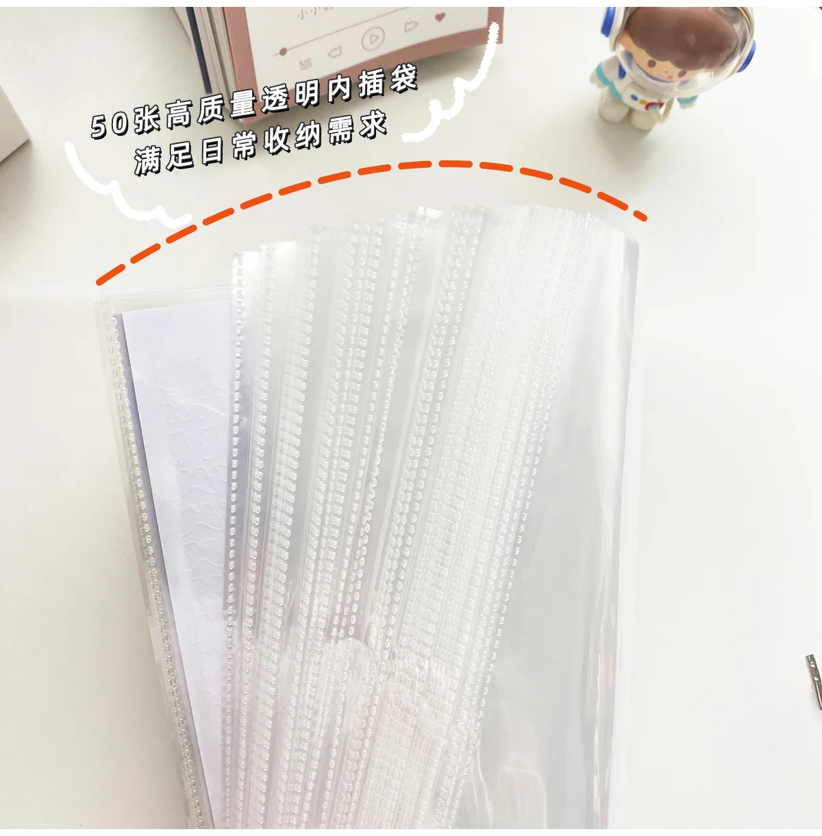 Yoofun Sticker Material Collection Holder Storage Book Case Transparent Photo Album Scrapbooking Material Paper Book Stationery