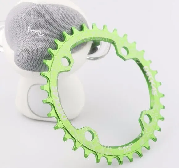 Deckas 104BCD Oval Round Narrow Wide Chainring MTB Mountain Bicycle 32T 34T 36T 38T Crown Crankset Single Tooth Plate Parts
