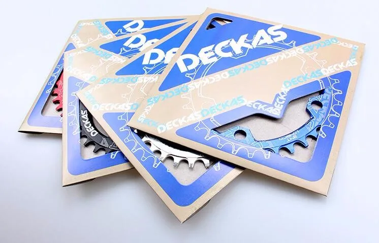 Deckas 104BCD Oval Round Narrow Wide Chainring MTB Mountain Bicycle 32T 34T 36T 38T Crown Crankset Single Tooth Plate Parts