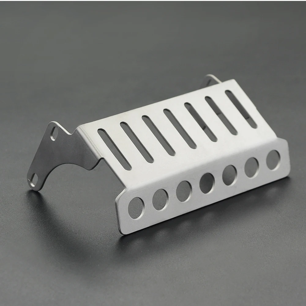 Metal Portal Axle Protector Skid Plate Chassis Armor Set for 1/10 RC Crawler Axial SCX10 III Gladiator JLU Wrangler Upgrade Part