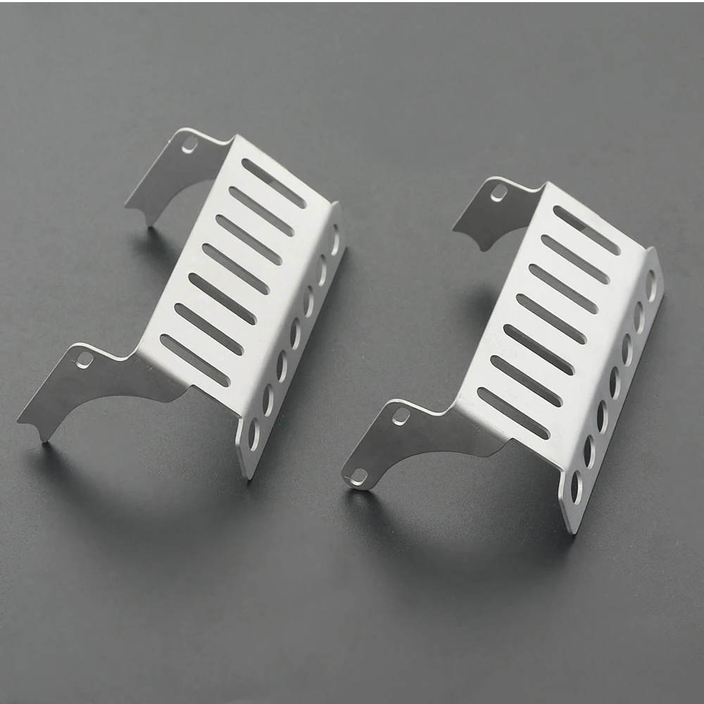 Metal Portal Axle Protector Skid Plate Chassis Armor Set for 1/10 RC Crawler Axial SCX10 III Gladiator JLU Wrangler Upgrade Part