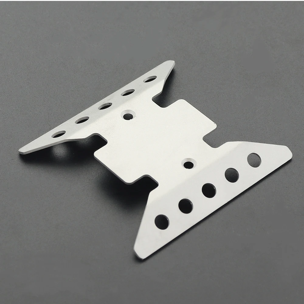 Metal Portal Axle Protector Skid Plate Chassis Armor Set for 1/10 RC Crawler Axial SCX10 III Gladiator JLU Wrangler Upgrade Part