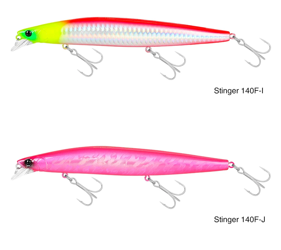 TSURINOYA 140F Ultra-long Casting Floating Minnow STINGER 140mm 24g Artificial Large Hard Bait Weight Sea Fishing Lure