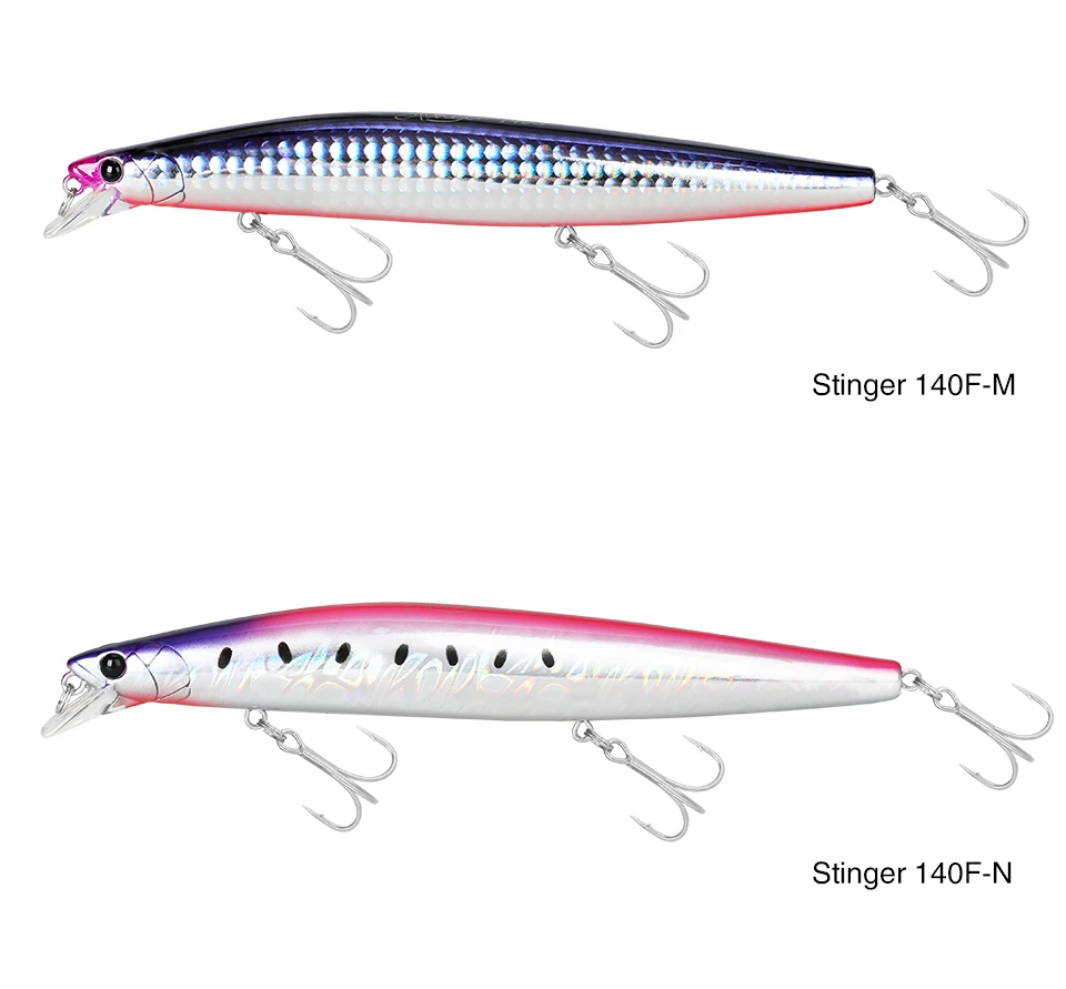 TSURINOYA 140F Ultra-long Casting Floating Minnow STINGER 140mm 24g Artificial Large Hard Bait Weight Sea Fishing Lure