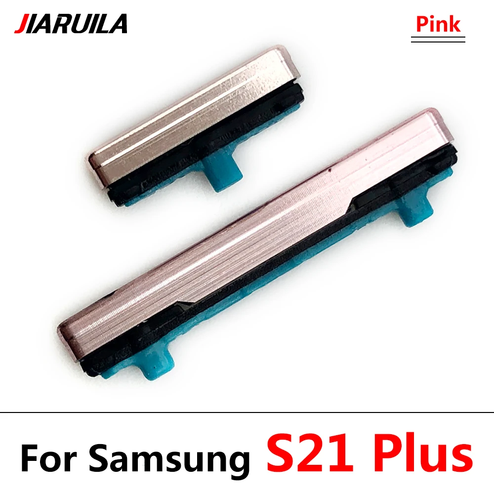 New Side Volume Button + Power ON / OFF Button Key Set Replacement Parts For Samsung S21 Plus / S20 Fe / S20 Ultra / S21 Fe
