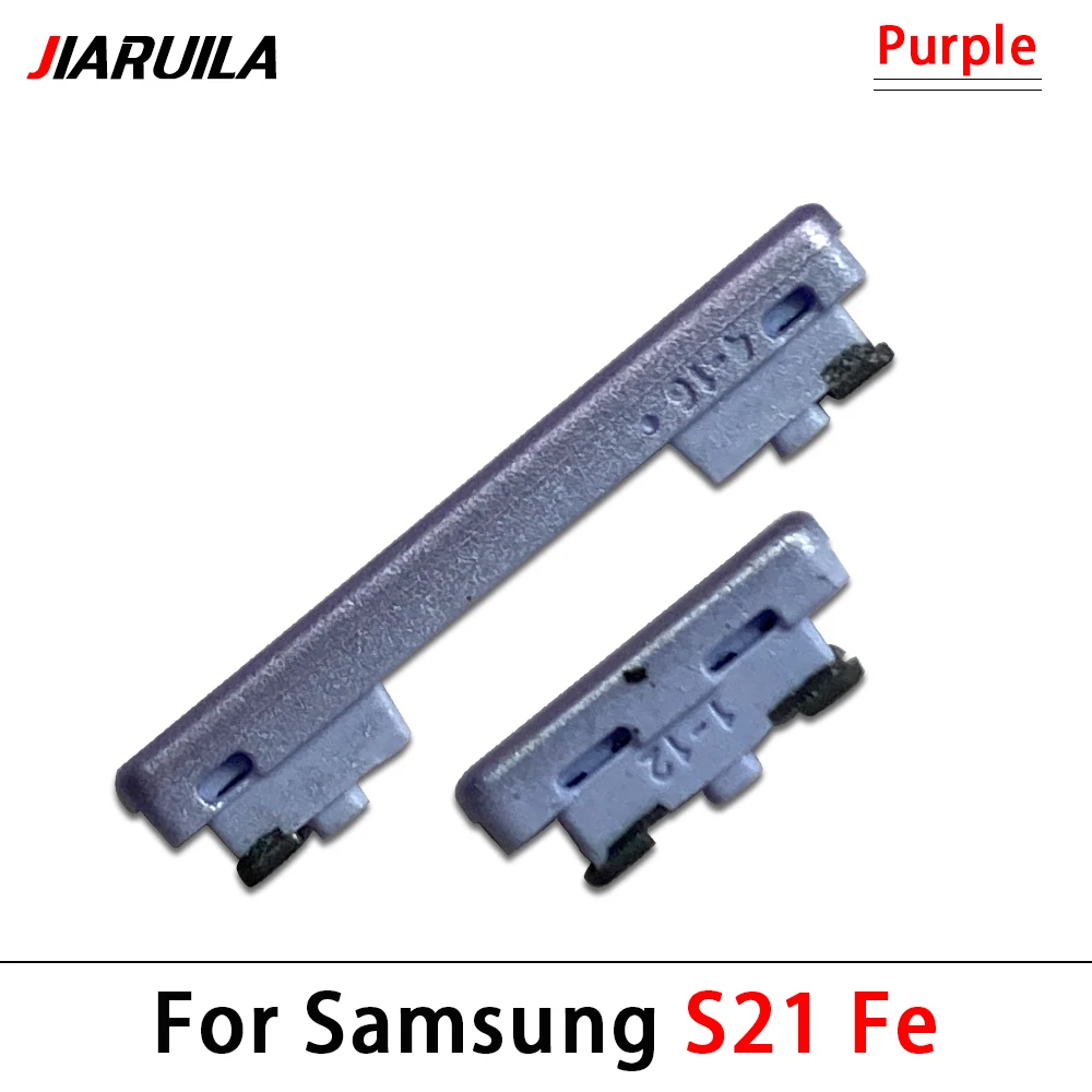 New Side Volume Button + Power ON / OFF Button Key Set Replacement Parts For Samsung S21 Plus / S20 Fe / S20 Ultra / S21 Fe
