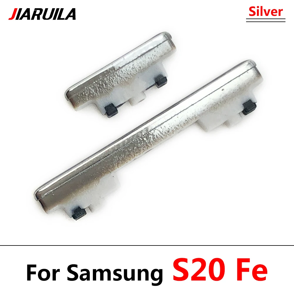 New Side Volume Button + Power ON / OFF Button Key Set Replacement Parts For Samsung S21 Plus / S20 Fe / S20 Ultra / S21 Fe
