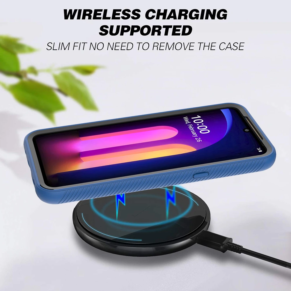Hybrid TPU/PC Sky Case For LG V60 ThinQ Fundas Capa Two Layer Structure Shockproof Crystal Clear Shell Cover For LG V50s ThinQ