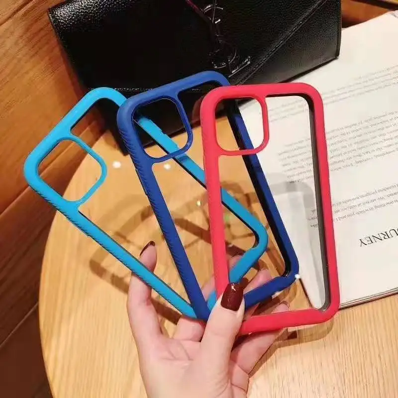Hybrid TPU/PC Sky Case For LG V60 ThinQ Fundas Capa Two Layer Structure Shockproof Crystal Clear Shell Cover For LG V50s ThinQ