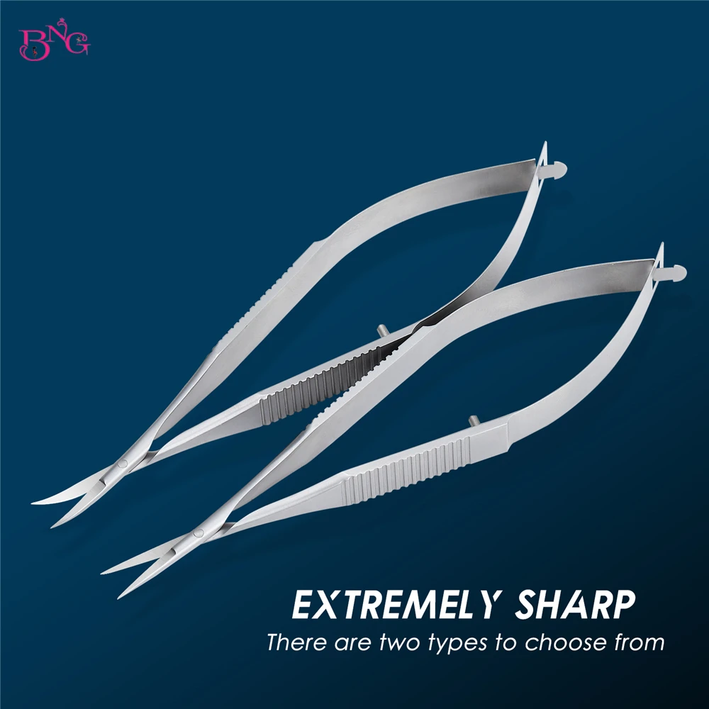 BNG Stainless Steel Cuticle Nipper Pliers Dead Skin Remover Squeeze Straight Manicure Scissors Eyebrow Scissors Beauty Tools