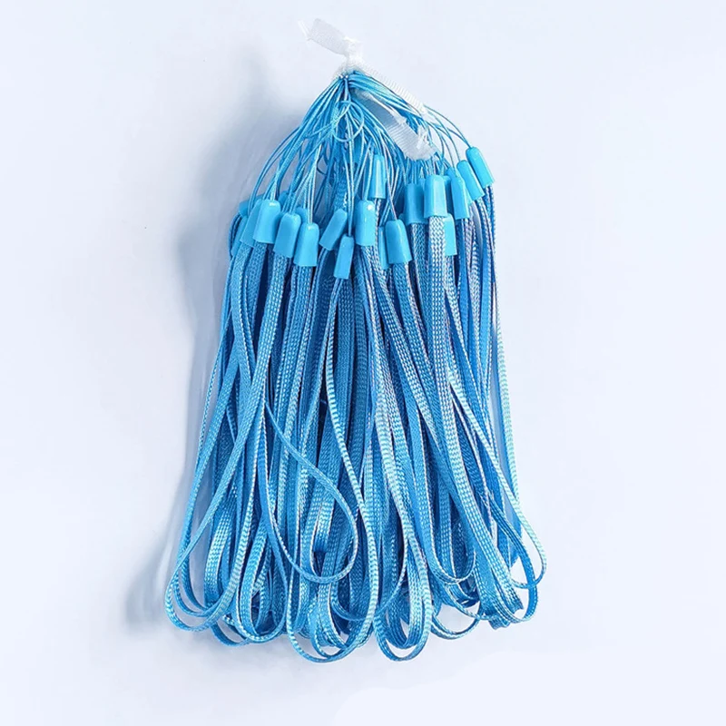 100pcs Short Mobile Phone Strap Anti-lost Broadband Wrist Lanyard Rope For Keys ID Card Holder Phone Camera Keys USB Drive