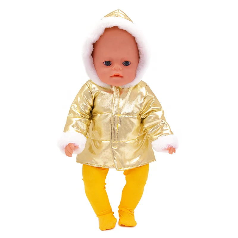 Cute Doll Accessories 18Inch American Doll Hanging Ear Covering Yellow Cartoon Smile Face Winter Clothes For 43cm New Born Doll
