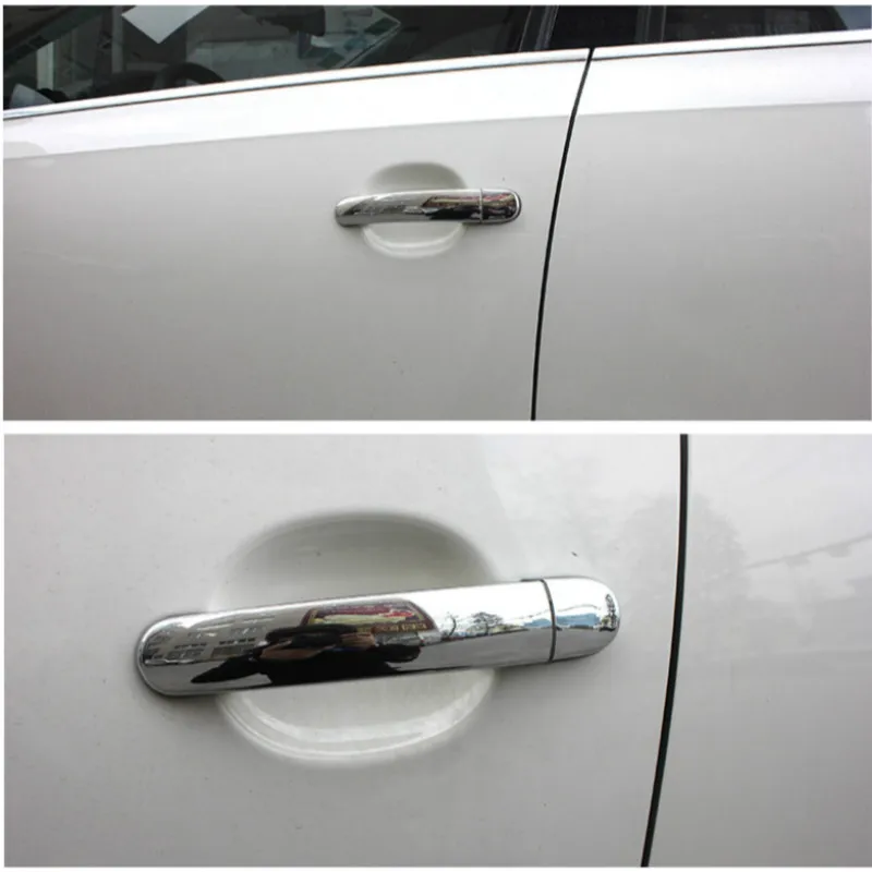 For VW Golf 4 MK4 Volkswagen Rabbit A4 1J 1997-2006 Gloss Black Chrome Car Door Handle Covers Car Accessories Styling Stickers
