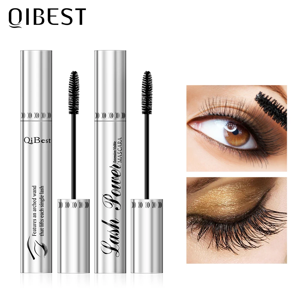 2pcs/set 4D Mascara Beauty Makeup Curling Black Lash Eyelash Extension Waterproof Liquid Volume Mascara Long-wearing Cosmetic
