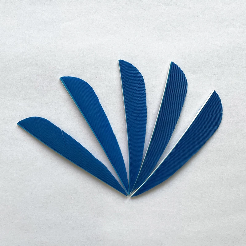 100Pcs 3 Inch Archery Feathers Fletching Right/Left Wings Natural Turkey Vanes Arrow Fletches Feather DIY Hunting Accessories