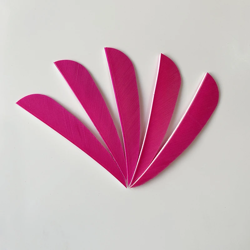 100Pcs 3 Inch Archery Feathers Fletching Right/Left Wings Natural Turkey Vanes Arrow Fletches Feather DIY Hunting Accessories