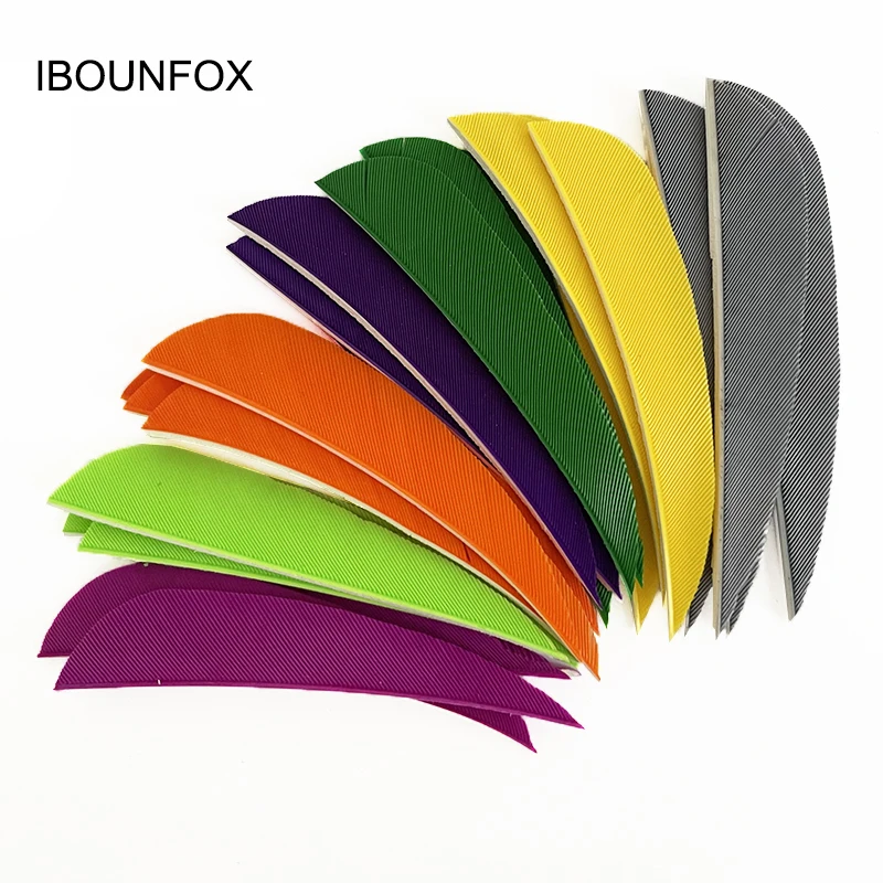 100Pcs 3 Inch Archery Feathers Fletching Right/Left Wings Natural Turkey Vanes Arrow Fletches Feather DIY Hunting Accessories