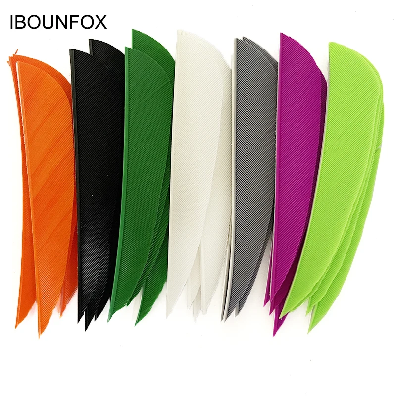 100Pcs 3 Inch Archery Feathers Fletching Right/Left Wings Natural Turkey Vanes Arrow Fletches Feather DIY Hunting Accessories