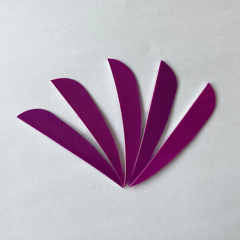 100Pcs 3 Inch Archery Feathers Fletching Right/Left Wings Natural Turkey Vanes Arrow Fletches Feather DIY Hunting Accessories
