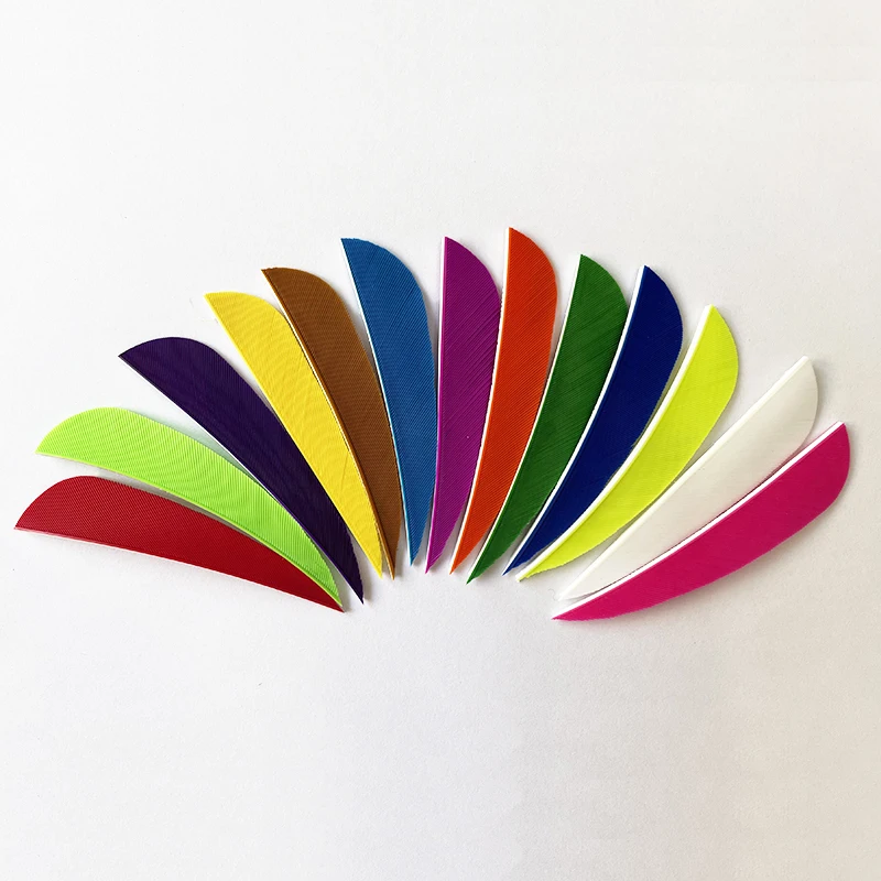 100Pcs 3 Inch Archery Feathers Fletching Right/Left Wings Natural Turkey Vanes Arrow Fletches Feather DIY Hunting Accessories
