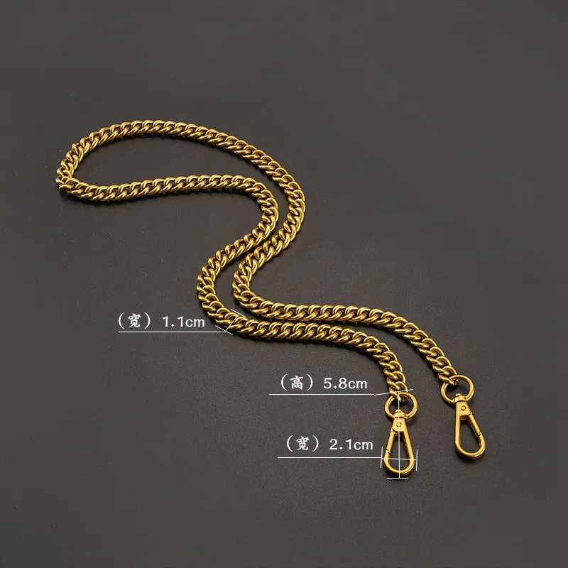 120cm Shoulder Bag Key Chain Luxury Chain Bag Women Messenger Bag Strap Replacement Bags Chain Gold Color Bag Parts Accessories