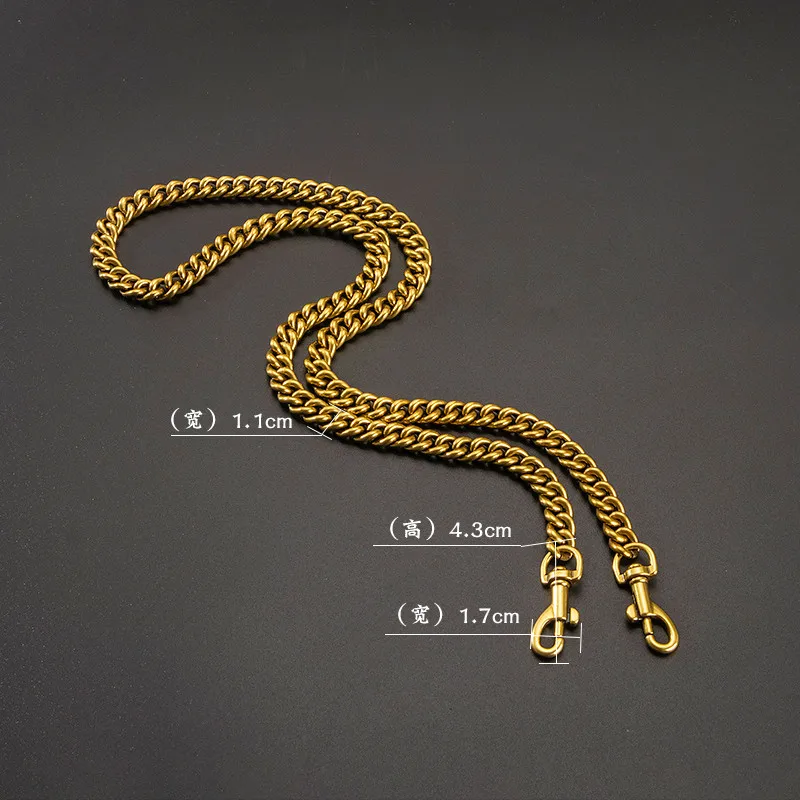 120cm Shoulder Bag Key Chain Luxury Chain Bag Women Messenger Bag Strap Replacement Bags Chain Gold Color Bag Parts Accessories