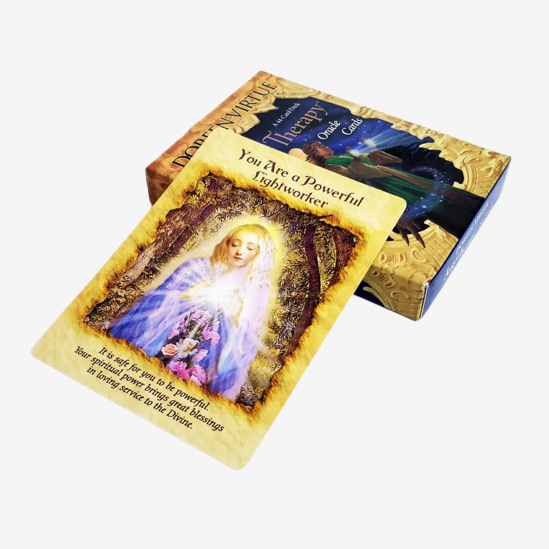 Angel Therapy Oracle cards PDF Guidebook Tarot cards deck board games for family party women kids toys