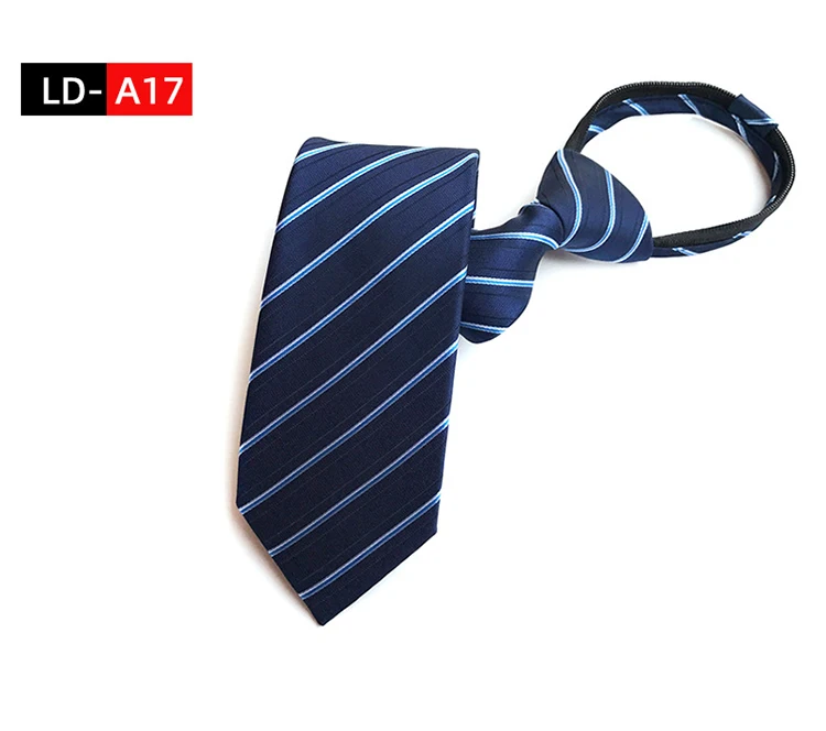Ties For Men Black Tie Zipper Pre-tied Bow Tie Women's Green Navy Blue Red Neckties Classic 8cm Neck For Men Shirt Cravat Zipper
