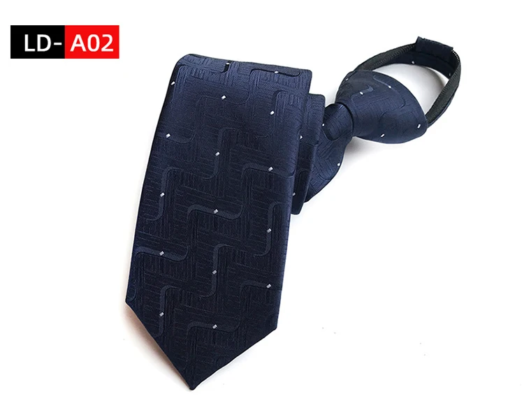 Ties For Men Black Tie Zipper Pre-tied Bow Tie Women's Green Navy Blue Red Neckties Classic 8cm Neck For Men Shirt Cravat Zipper
