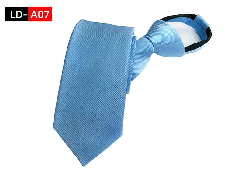 Ties For Men Black Tie Zipper Pre-tied Bow Tie Women's Green Navy Blue Red Neckties Classic 8cm Neck For Men Shirt Cravat Zipper
