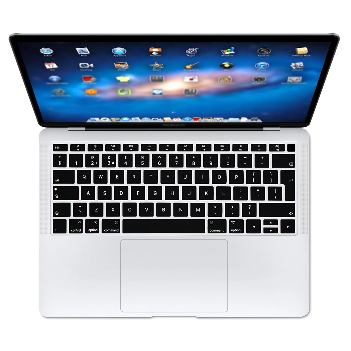 English EU Keyboard Cover For Macbook Air 13 2026 M5 Macbook Pro 13 UK Keyboard M4 M3 M2 M1 Pro 16 15 12 11 Keyboard Cover