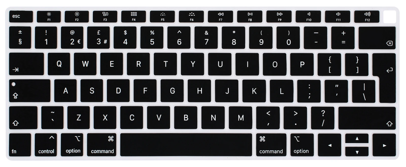 English EU Keyboard Cover For Macbook Air 13 2026 M5 Macbook Pro 13 UK Keyboard M4 M3 M2 M1 Pro 16 15 12 11 Keyboard Cover