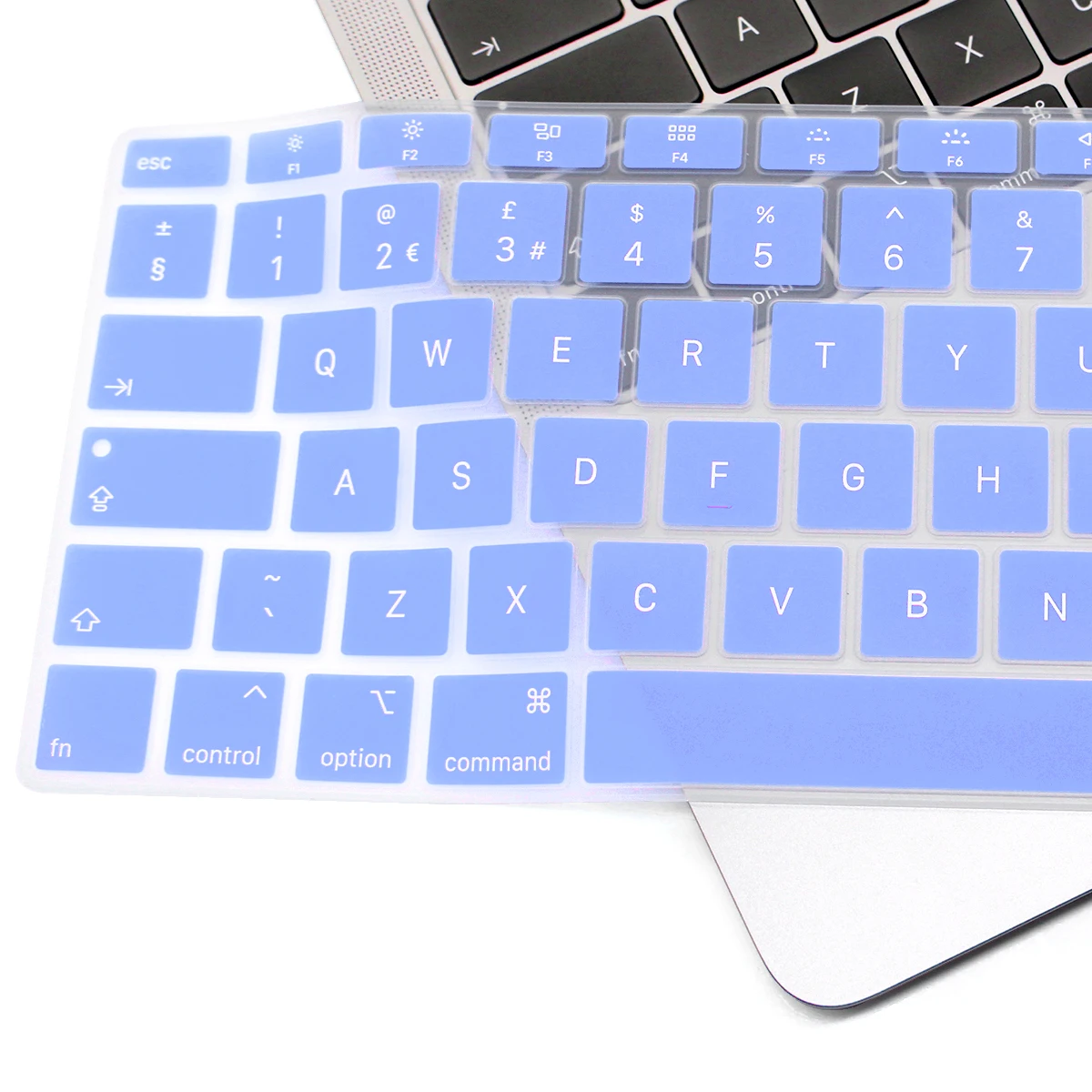 English EU Keyboard Cover For Macbook Air 13 2026 M5 Macbook Pro 13 UK Keyboard M4 M3 M2 M1 Pro 16 15 12 11 Keyboard Cover