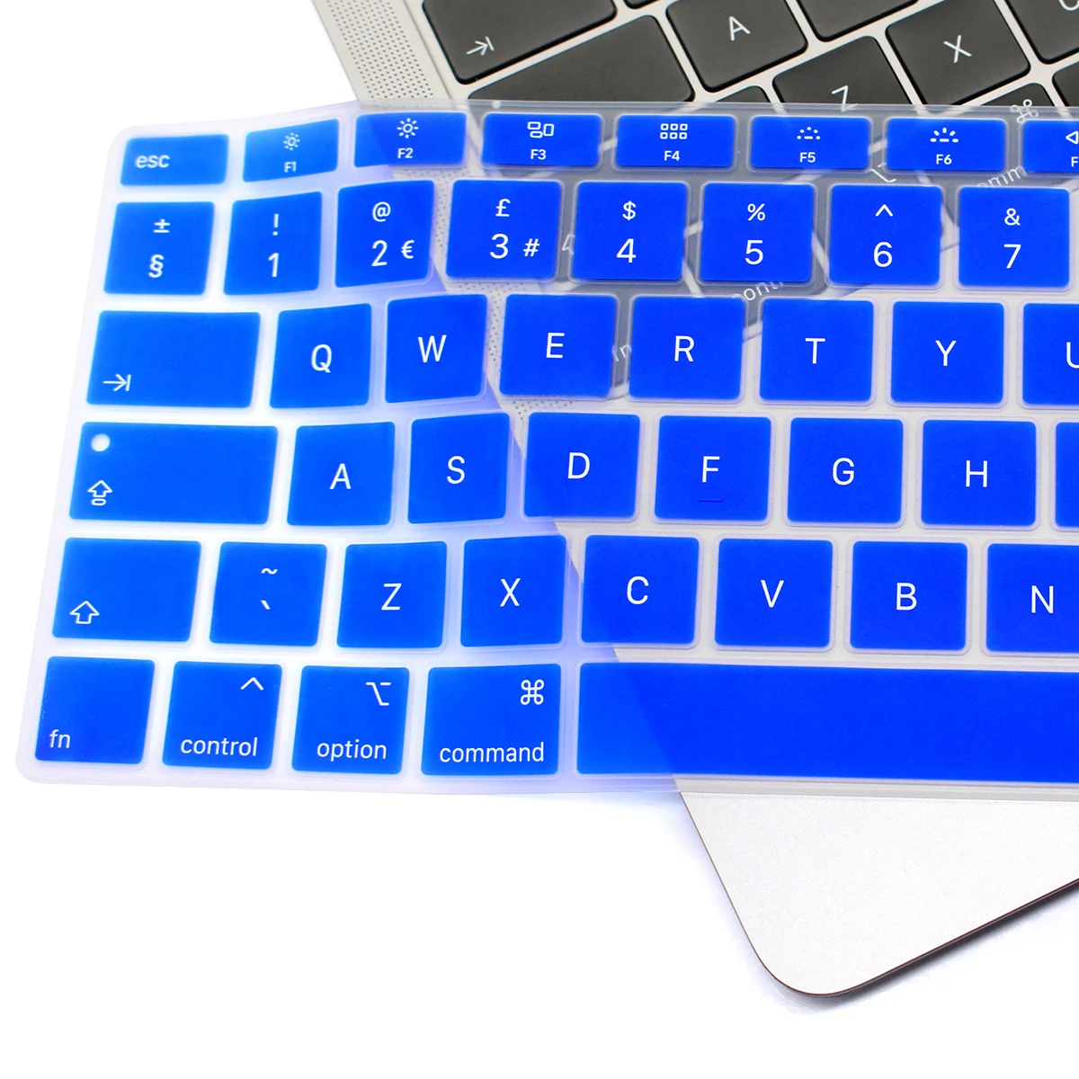 English EU Keyboard Cover For Macbook Air 13 2026 M5 Macbook Pro 13 UK Keyboard M4 M3 M2 M1 Pro 16 15 12 11 Keyboard Cover