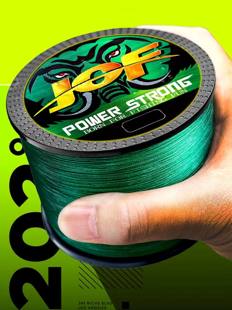 JOF Braided Fishing Line Multifilament Carp Fly 4/8 Strand 300M 500M 1000M Multicolor Japan Spinning Extreme PE Strong Weave
