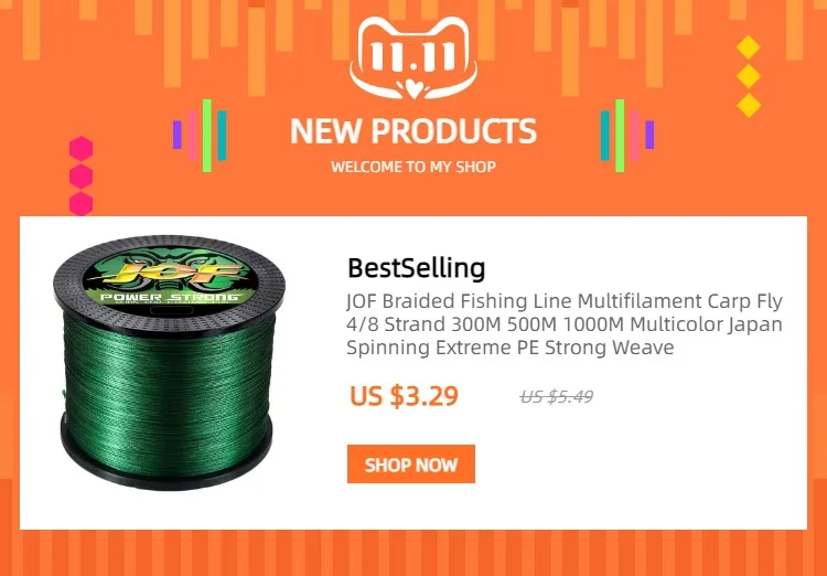 JOF Braided Fishing Line Multifilament Carp Fly 4/8 Strand 300M 500M 1000M Multicolor Japan Spinning Extreme PE Strong Weave