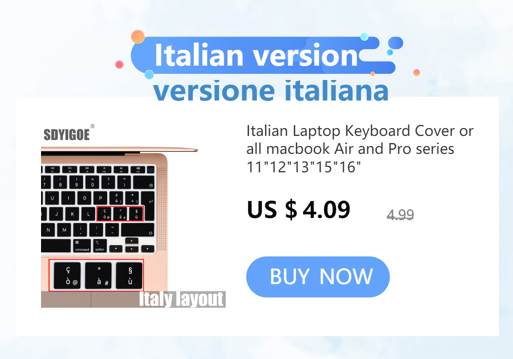 2026 New Release TPU Transparent Keyboard Cover Protector for MacBook Neo A3404 Dust-Proof Keyboard Skin
