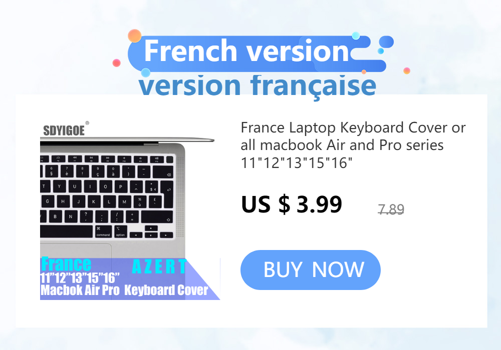 2026 New Release TPU Transparent Keyboard Cover Protector for MacBook Neo A3404 Dust-Proof Keyboard Skin
