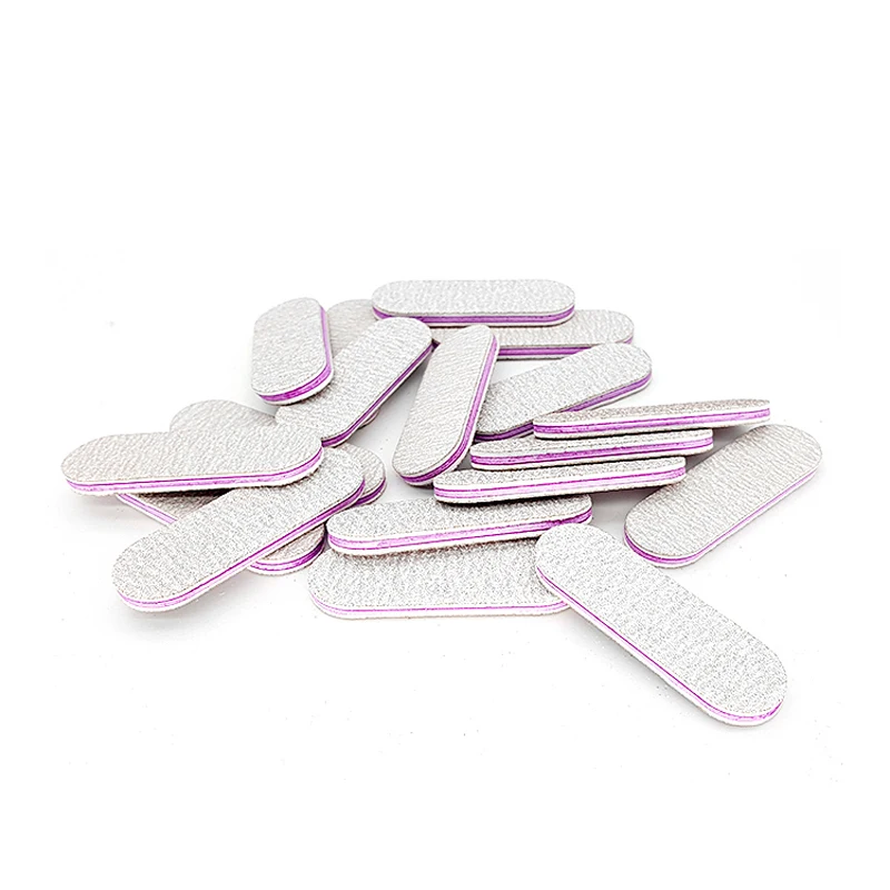 50/100/200 Pcs Strong Sandpaper Mini Professional Nail Files UV Gel Polish Remover Manicure Files Grey Sanding 100/180 DIY Tools
