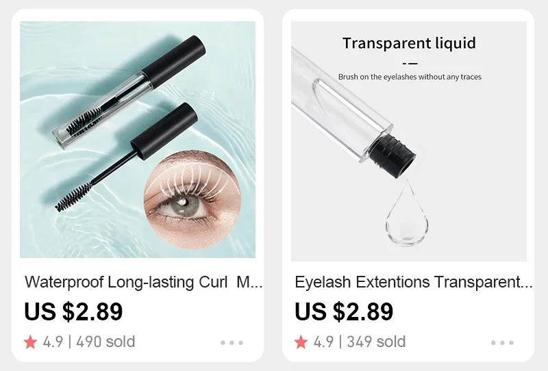 ANNAFRIS Ellipse Flat Eyelashes Extension Nature Matte Faux Mink Individual Split Tips Mixed Lashes Supplies Maquiagem Cilios