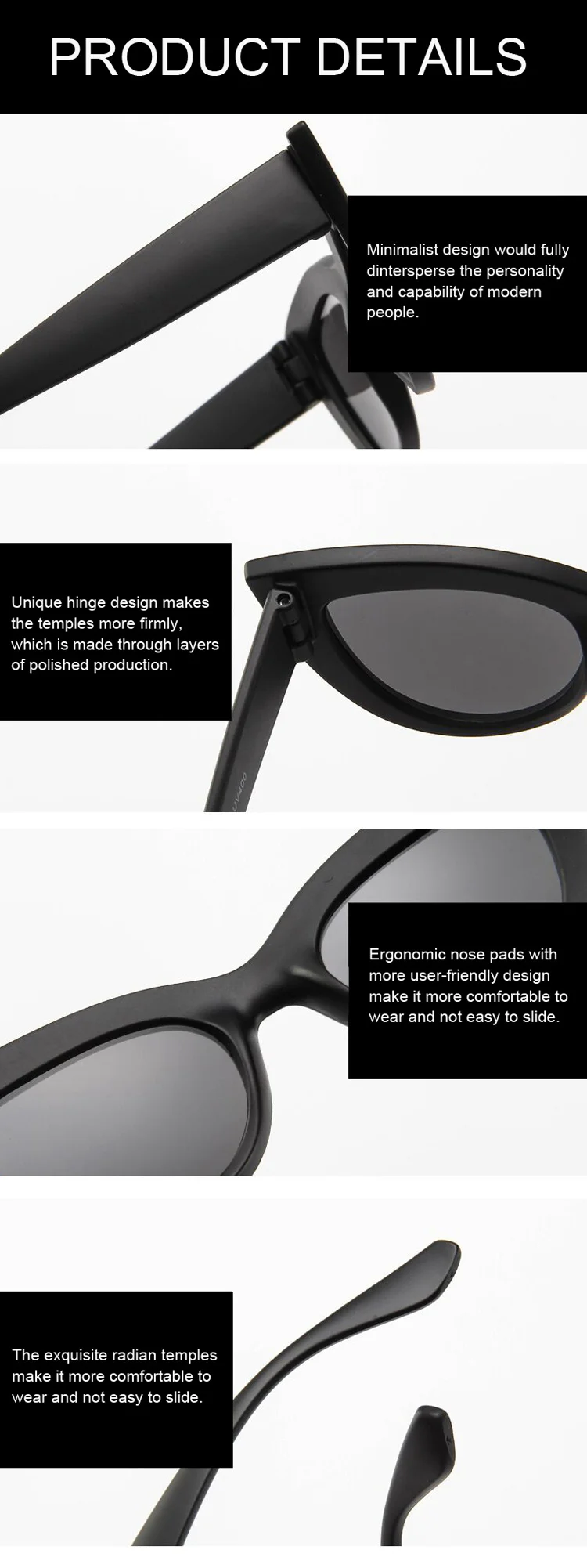 Vintage Cat Eye Sunglasses Woman Retro Brand Cateye Shades Sun Glasses Gradient Mirror Plastic Frame Designer Oculos De Sol