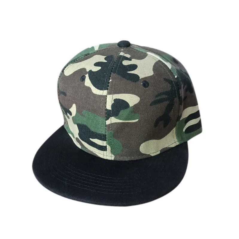 Solid Hip Hop Cap For Men Snapback Hat Women's Baseball Caps Adjustable Flat Brim Bill Plain Visors Boys And Girls Street Dance