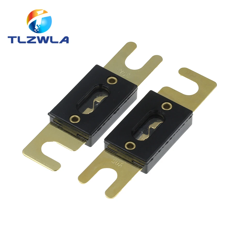 2PCS ANL Fuse 60 80 100 120 275 300 400 450A 500 AMP ANS Fuse Holder Bolt-on Fuse Automotive Fuse Holders Fusible Link With Fuse