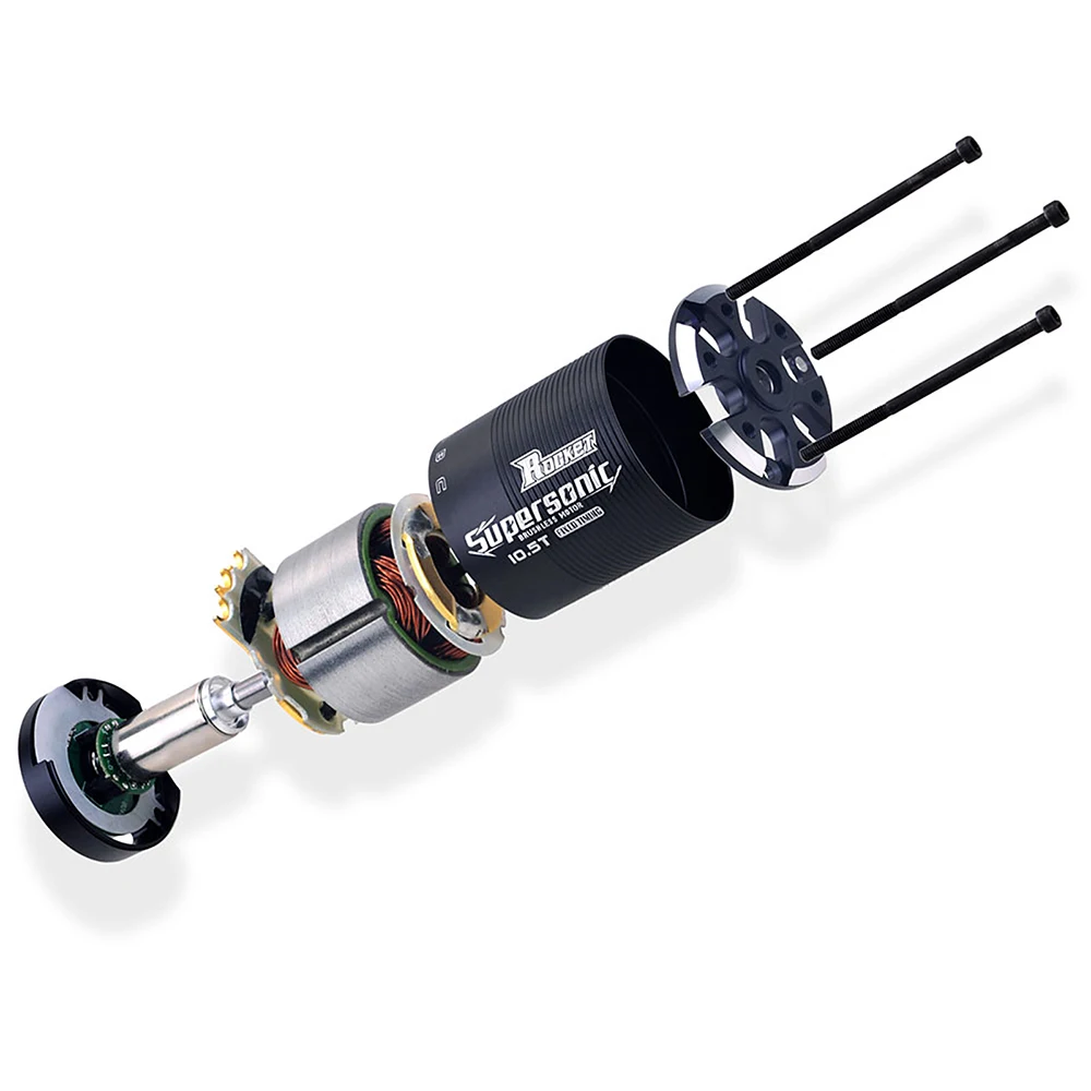 Hobbywing 10BL120 120A ESC w/Rocket Supersonic 540 4.5T 10.5T 13.5T Motor Sensored Brushless Combo for Modified 1/10 RC Car